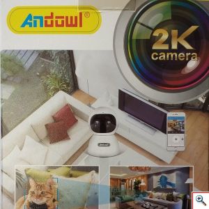 Πανοραμική IP Wi-Fi Κάμερα 2K Android/iOS & Αναγνώριση Προσώπου Andowl Q-S2099 – Λευκό
