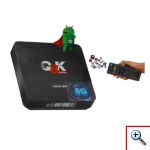 Andowl TV Box Q 8K UHD 8K UHD με WiFi USB 2.0 4GB RAM και 64GB Αποθηκευτικό Χώρο με Λειτουργικό Android
