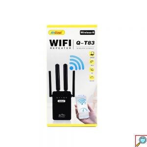 Andowl WiFi Extender Single Band 2.4GHz 300Mbps με 2 Θύρες Ethernet