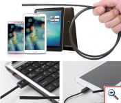 USB Android Ενδοσκοπική Αδιάβροχη Κάμερα Μικροσκόπιο με Φωτισμό LED για Κινητά Τηλέφωνα
