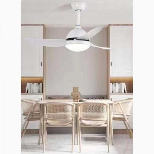Ανεμιστήρας Οροφής με LED & Dimmer 42″ 69W Λευκός UNIVERSO