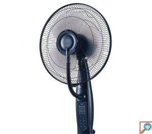 Ανεμιστήρας Ορθοστάτης 75W Υδρονέφωσης με Διάμετρο 41cm και Τηλεχειριστήριο - Muhler