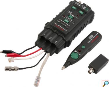 Ανιχνευτής & Ελεγκτής Δικτυακών Καλωδίων RJ45/RJ11/COAX - Multi-Function Tracker Mastech 