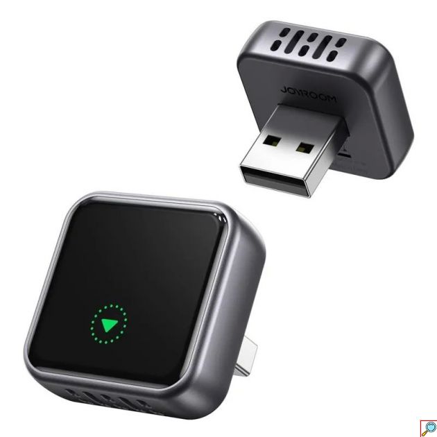 Ασύρματος Αντάπτορας CarPlay & Android Auto - 2 σε 1 USB-A, αυτόματη σύνδεση χωρίς καλώδια, μαύρος