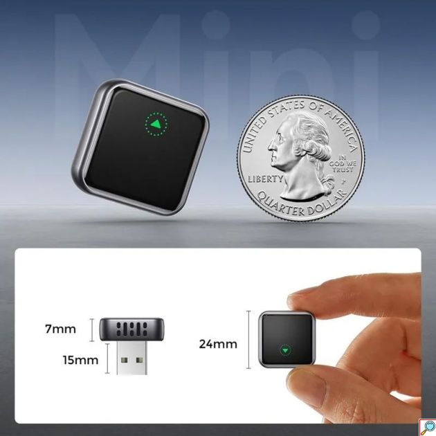 Ασύρματος Αντάπτορας CarPlay & Android Auto - 2 σε 1 USB-A, αυτόματη σύνδεση χωρίς καλώδια, μαύρος