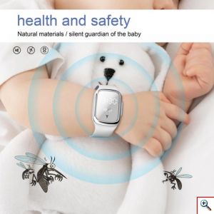 ByeMosquito Ηλεκτρονικό Εντομοαπωθητικό Αντικουνουπικό Βραχιόλι Υπέρηχων χωρίς Τοξικά για Βρέφη, Παιδιά & Ενήλικες με 3 Λειτουργίες Ρολοι mosquitoblock