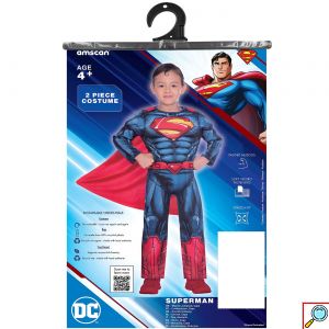 Αποκριάτικη Παιδική Στολή SUPERMAN Deluxe