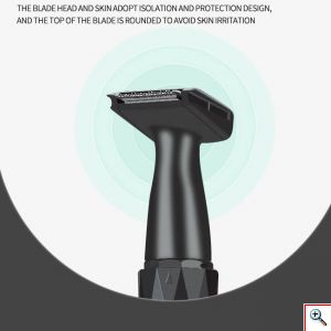 Kemei® Επαναφορτιζόμενη Αποτριχωτική Μηχανή - Epilator για το Πρόσωπο με 2 Κεφαλές & Βουρτσάκι