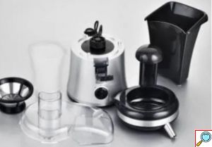 Hoomei Ηλεκτρικός Αποχυμωτής 350W Inox Με 2 Ταχύτητες
