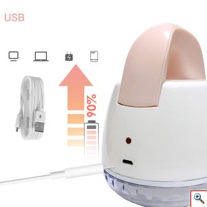 Μεγάλος USB Επαναφορτιζόμενος Αποχνουδωτής KEMEI® - Lint Remover 