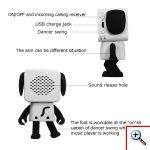 Εντυπωσιακό Ηχείο Dancing Robot Dog Speaker Bluetooth 3W