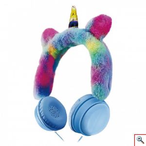 ARRANGO® Ενσύρματα Αναδιπλούμενα Παιδικά Ακουστικά On Ear με Ενσωματωμένο Μικρόφωνο Unicorn σε Διάφορα Χρώματα