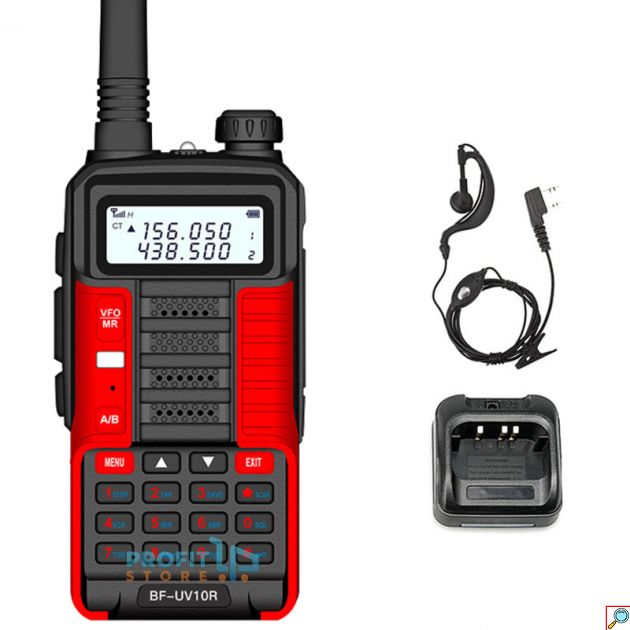 Aσύρματο Φορητός Πομποδέκτης Dual Band Walkie Talkie VHF/UHF 10W Baofeng με Μονόχρωμη Οθόνη