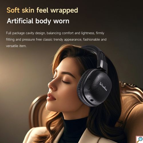 Ακουστικά Ασύρματα Over-Ear Bluetooth 5.4 με Heavy Bass & Ρετρό Design BASS-200 σε 2 Χρώματα
