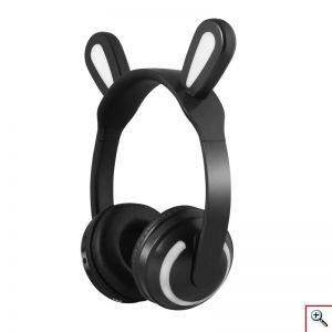 Ασύρματα Ακουστικά με Bluetooth & Φωτισμό - Led Wireless Rabbit Ear Headphones 