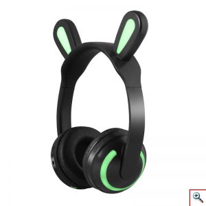 Ασύρματα Ακουστικά με Bluetooth & Φωτισμό - Led Wireless Rabbit Ear Headphones 