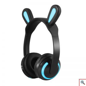 Ασύρματα Ακουστικά με Bluetooth & Φωτισμό - Led Wireless Rabbit Ear Headphones 