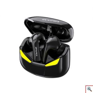 Αύρματα Bluetooth Ακουστικά Handsfree Gaming Earbuds IPX5 με Smart Touch της Awei Μαύρο