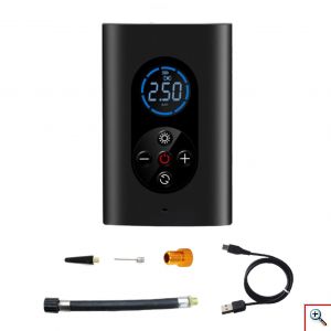 Ασύρματο Ηλεκτρικό Κομπρεσέρ Αέρα - Power Bank - Φακός 4 σε 1 150PSI με Ψηφιακή Οθόνη Φορητό - Smart Portable Wireless Air Pump - Power Bank - Light M8