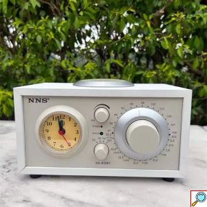 Ασύρματο Φορητό Retro Ραδιόφωνο με Bluetooth, USB, TF & Ρολόι - Επαναφορτιζόμενο