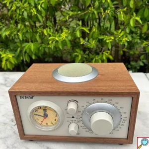 Ασύρματο Φορητό Retro Ραδιόφωνο με Bluetooth, USB, TF & Ρολόι - Επαναφορτιζόμενο