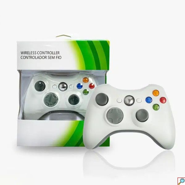 Ασύρματο Χειριστήριο Gamepad Xbox 360 – Λευκό 