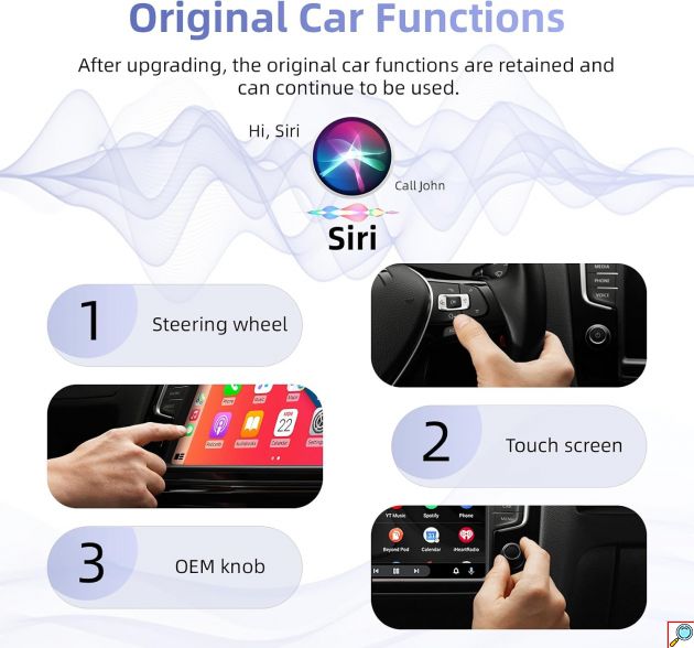 AutoSky IQ X1710 – Ασύρματος Αντάπτορας Apple CarPlay & Android Auto - USB/USB-C, Siri, Πλήρης Συμβατότητα