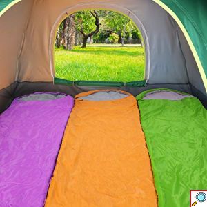 Αυτόματη Σκηνή Igloo για Camping 4 Ατόμων - Καλοκαιρινή - Πράσινη - 200 x 200 x 150 εκ.