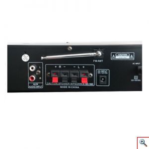 Μίνι Hi-Fi Στερεοφωνικός Ραδιοενισχυτής 50W Bluetooth USB/SD Mp3 KARAOKE Player 12V & 220V AV-306B