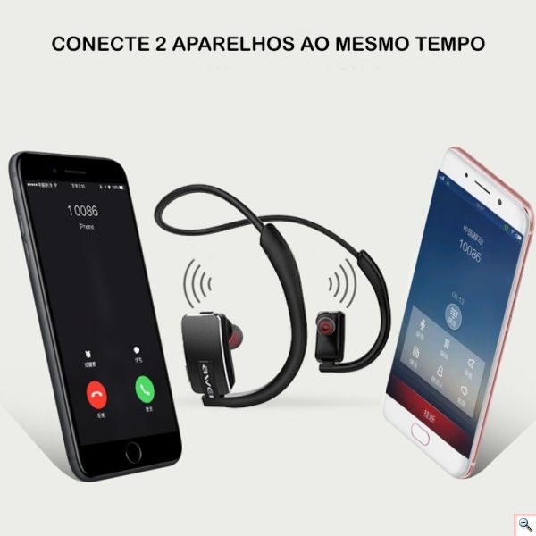 Ασύρματα Ακουστικά Bluetooth για Τρέξιμο & Άθληση - AWEI Super Bass Wireless Sport Headset Handsfree
