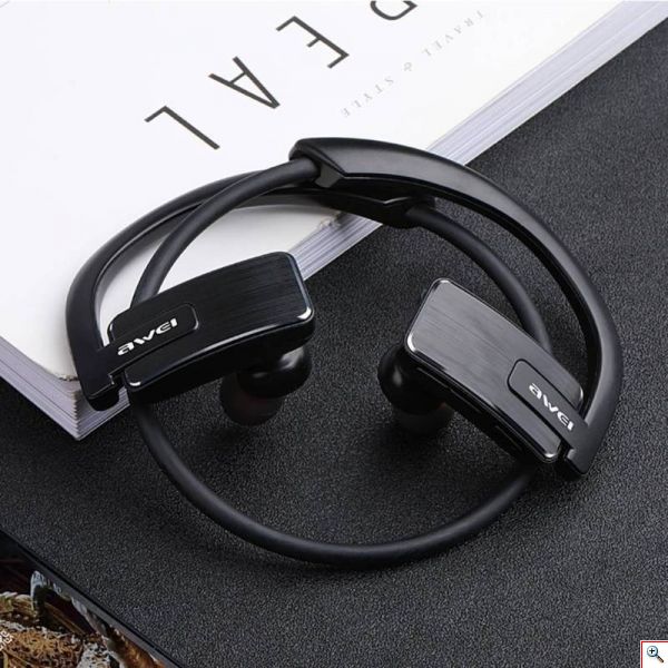 Ασύρματα Ακουστικά Bluetooth για Τρέξιμο & Άθληση - AWEI Super Bass Wireless Sport Headset Handsfree