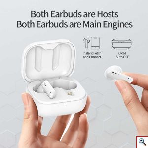 Bluetooth Ακουστικά TWS HiFi Sound με Θήκη Φόρτισης Awei T36- Black
