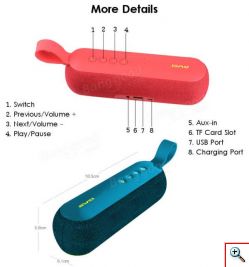 Φορητό Bluetooth Ηχείο Awei Y230