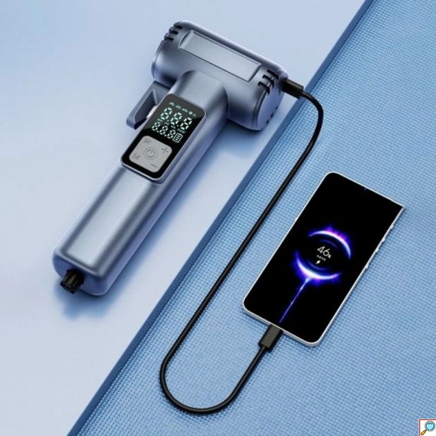 Τρόμπα Αυτοκινήτου 150PSI - Επαναφορτιζόμενη, με Power Bank και Εργαλεία Απεγκλωβισμού 12V