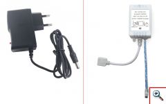 Αυτοκόλλητη Ταινία LED RGB - 3528 SMD - 12V - 5m με Χειριστήριο 3528