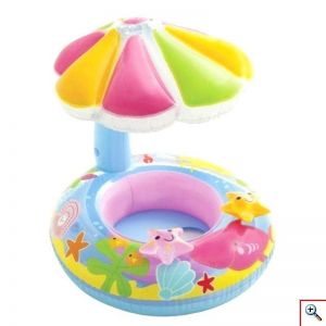 Στρογγυλό Σωσίβιο Κάθισμα με Σκίαστρο - Baby Floating Boat
