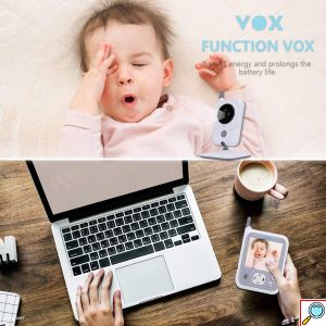 Ασύρματη Ενδοεπικοινωνία Μωρού - Baby Monitor με Οθόνη 3.2