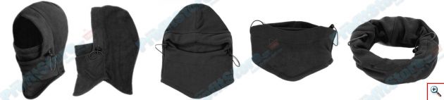 Full Face Balaclava 6 σε 1, Σκούφος - Κάλυμμα - Κουκούλα λαιμού - κεφαλιού
