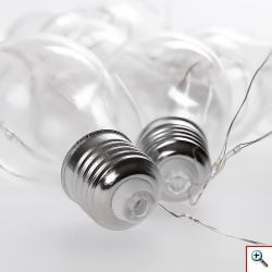 Διακοσμητική Γιρλάντα Ρεύματος 10 Λαμπτήρων με Φωτάκια Led και Καλώδιο Χαλκού 3m