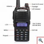Ασύρματος DUAL BAND Πομποδέκτης της VHF/UHF – BAOFENG UV-82