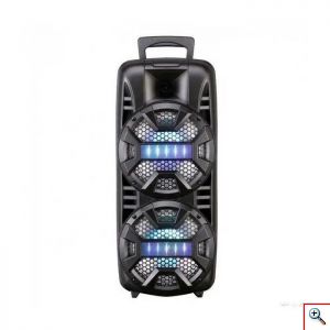 Φορητό Ηχείο Bluetooth Karaoke Party – Subwoofer 2000W με Μικρόφωνο, Τηλεχειρισμό & Διακοσμητικό Φωτισμό LED Andowl Q-T53 – Μαύρο