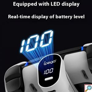 Μπαταρία Ipega για Χειριστήριο PS5 DualSense – 2000mAh USB-C Λευκή