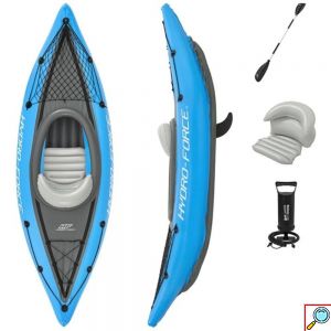 Φουσκωτό Kayak Θαλάσσης 1 Ατόμου Με Κουπιά Και Τρόμπα 275x81cm Bestway