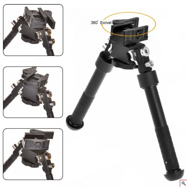 Πτυσσόμενο Δίποδο - Βάση Όπλου Ράγας Picatinny 21mm - Tactical Rifle Bipod Stand