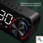 Bluetooth Ψηφιακό Ρολόι Ηχείο με Ξυπνητήρι, Στερεοφωνικό Ήχο, Νυχτερινό Φως & Πολλαπλή Αναπαραγωγή, Επιτραπέζιο - Andowl Q-YX126 Πετρόλ
