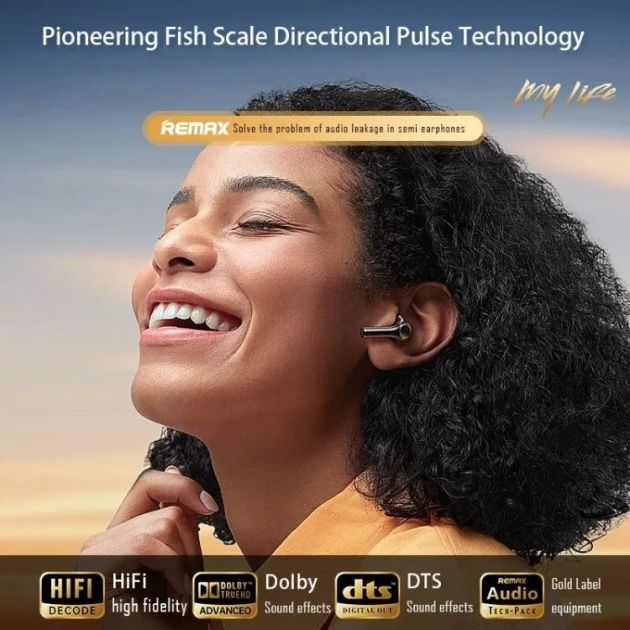 Ασύρματα Ακουστικά Bluetooth με Noise Cancellation και Θήκη Φόρτισης - Remax CozyBuds W18 Μαύρο
