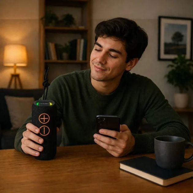 Φορητό Bluetooth Ηχείο – 20W, ExtraBass & Αδιαβροχοποίηση IPX6 - TWS Σύνδεση, RGB Φωτισμός & Δυνατός Ήχος για Παντού