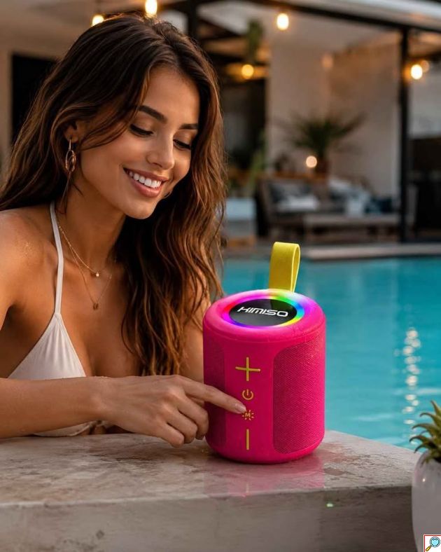 Φορητό Bluetooth Ηχείο 8W – TWS & RGB Φωτισμός - True Wireless Stereo, Mini Speaker, USB, Handsfree για Πάρτι, Εκδρομές