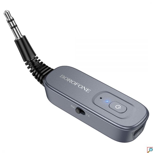 Bluetooth Receiver AUX 3.5mm - Ασύρματη Μουσική Με Bluetooth 5.4, Γκρι