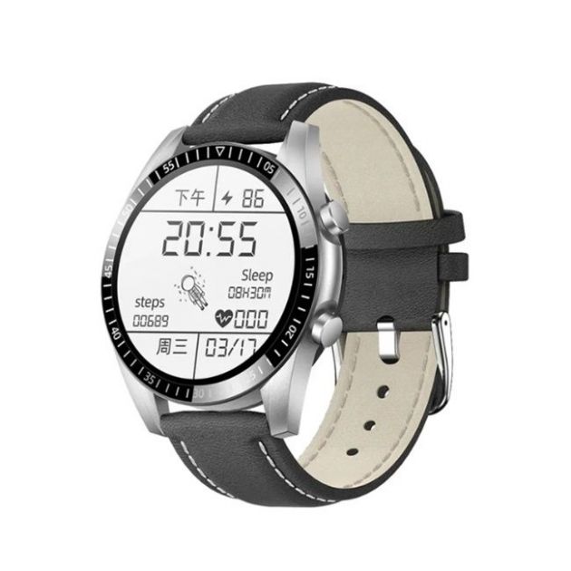Bluetooth Smartwatch S36 Pro - Ρολόι με Έγχρωμη Οθόνης Αφής Οξύμετρο Βηματομετρητή Θερμιδομετρητή Πιεσόμετρο Παρακολούθηση Ύπνου - Μαύρο 